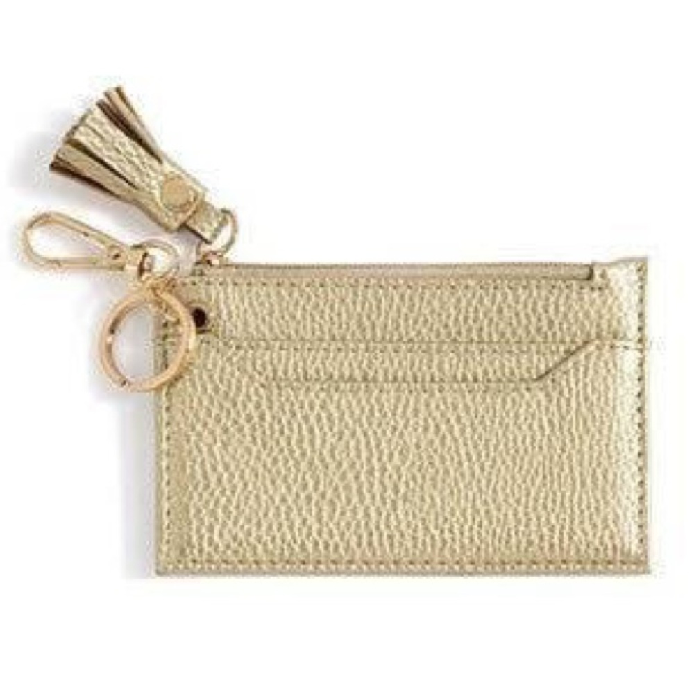 Shiraleah Metallic Gold Wristlet